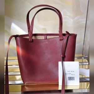 The Row Small Park Tote Bag in Cognac